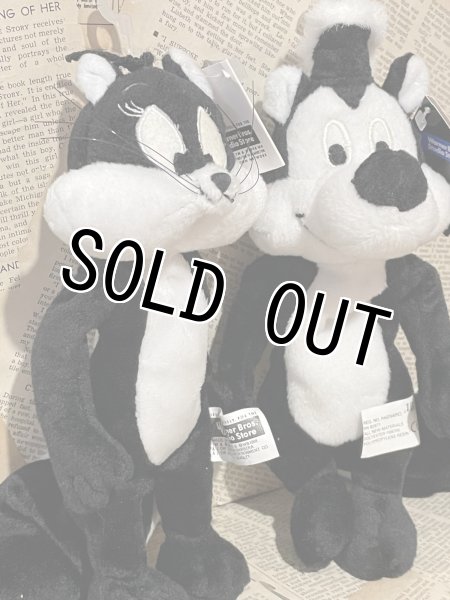 画像2: Looney Tunes/Beans Plush set(90s/Pepe & Penelope) (2)