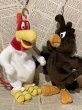 画像1: Looney Tunes/Beans Plush set(90s/Foghorn Leghorn & Henery Hawk) (1)