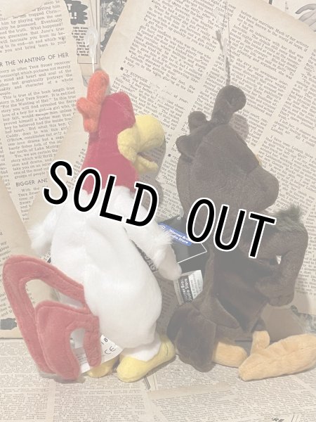 画像3: Looney Tunes/Beans Plush set(90s/Foghorn Leghorn & Henery Hawk) (3)