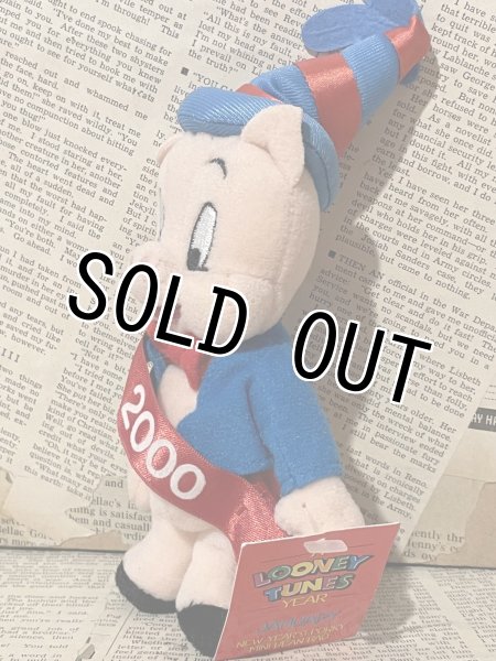 画像2: Looney Tunes/Mini Beans Plush(90s/Porky) (2)