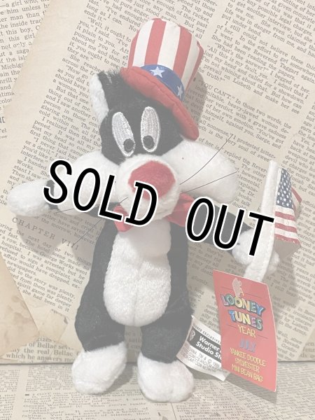 画像1: Looney Tunes/Mini Beans Plush(90s/Sylvester) (1)