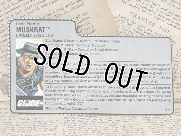 画像4: G.I. Joe/Action Figure(Muskrat/v1/Loose) (4)