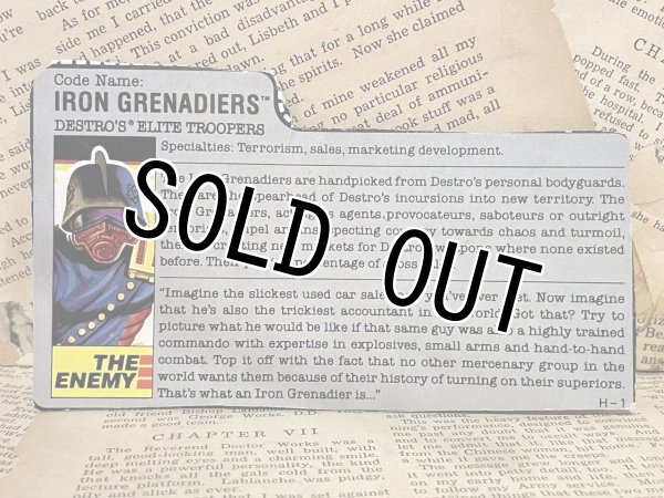 画像4: G.I. Joe/Action Figure(Iron Grenadier/v1/Loose) (4)