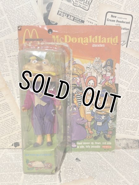 画像1: McDonaldland Characters/Figure(Mayor McCheese/with card) (1)