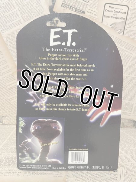 画像3: E.T./Puppet Action Toy(90s/with card) (3)
