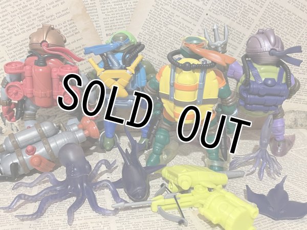 画像4: TMNT/Action Figure(2004/Deep Divin' Turtles set/Loose) TM-120 (4)