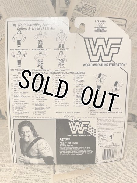 画像3: WWF/Action Figure(Head Shrinkers Fatu/MOC) WW-004 (3)