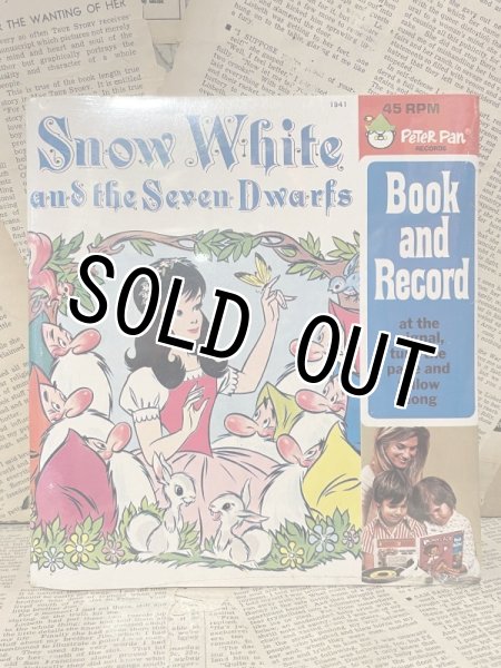 画像1: Snow White and the Seven Dwarfs/Book & Record(60s) RE-010 (1)