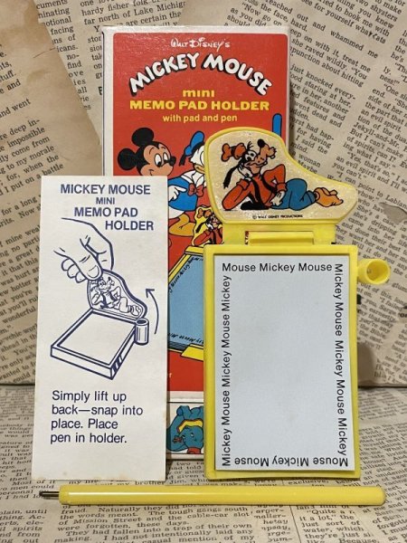 画像1: Goofy/Mini Memo Pad Holder(70s) DI-082 (1)