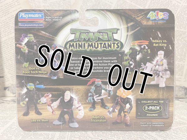 画像2: TMNT/Action Figure(2007/Mini Mutants 2-Pack set/MOC) TM-134 (2)