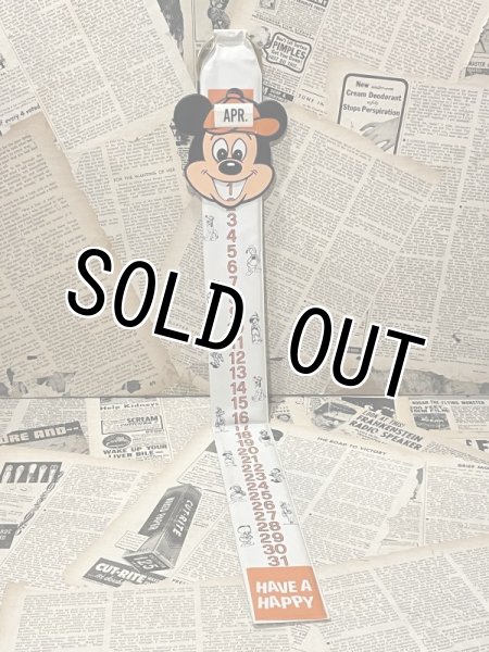 画像2: Mickey Mouse/Calendar(70s) DI-132 (2)