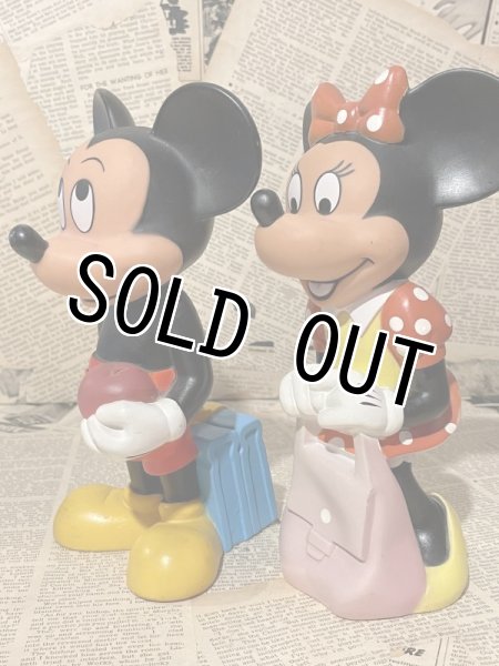 画像2: Mickey & Minnie/Squeeze Toy set(80s) DI-115 (2)