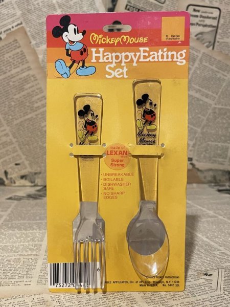 画像1: Mickey Mouse/Happy Eating set(70s) DI-127 (1)
