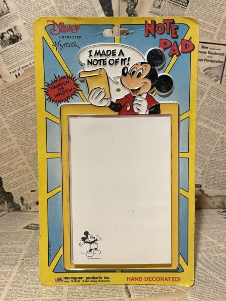 画像1: Mickey Mouse/Note Pad(70s) DI-130 (1)