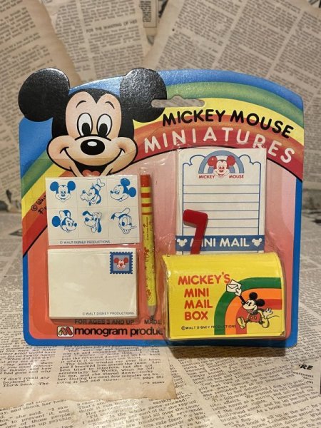 画像1: Mickey Mouse/Letter set(70s) DI-125 (1)