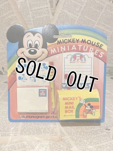 画像1: Mickey Mouse/Letter set(70s) DI-125 (1)