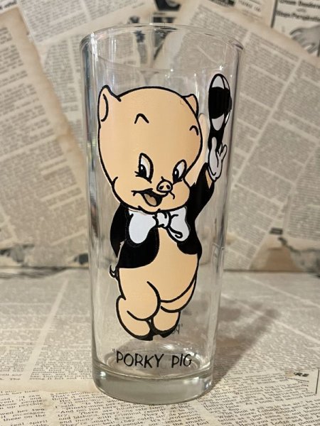 画像1: Porky Pig/Glass(70s/Pepsi) GL-023 (1)