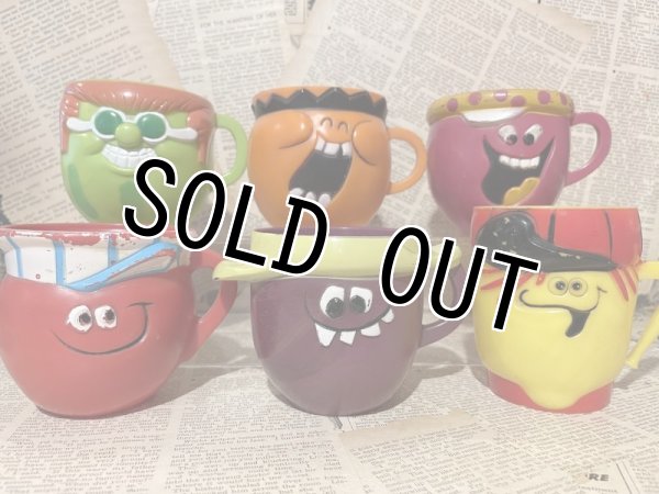 画像1: Funny Face/Plastic Mug set(70s) OF-089 (1)