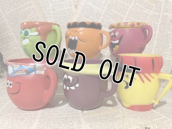 画像2: Funny Face/Plastic Mug set(70s) OF-089 (2)