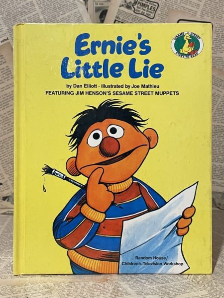 画像1: Sesame Street/Book(80s/Ernie's Little Lie) BK-117 (1)