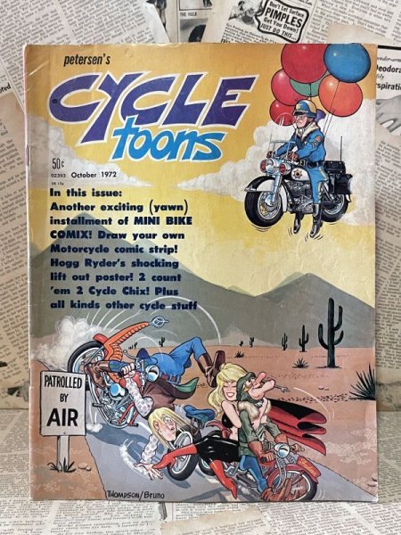 画像1: Cycle Toons Magazine(October/1972) BK-128 (1)