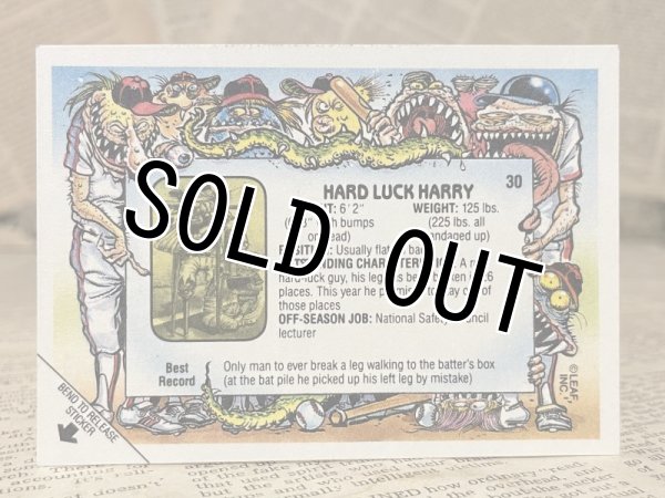 画像2: Baseball's Greatest Grossouts/Sticker Card(80s) RF-024 (2)