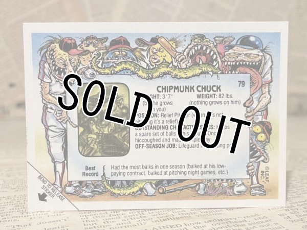 画像2: Baseball's Greatest Grossouts/Sticker Card(80s) RF-025 (2)