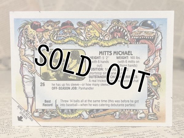 画像2: Baseball's Greatest Grossouts/Sticker Card(80s) RF-026 (2)