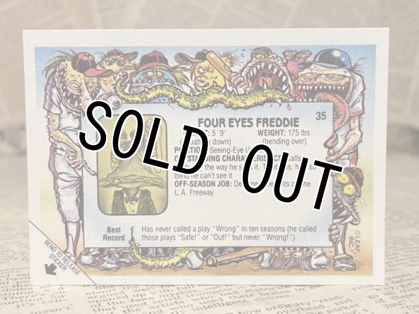 画像2: Baseball's Greatest Grossouts/Sticker Card(80s) RF-031 (2)