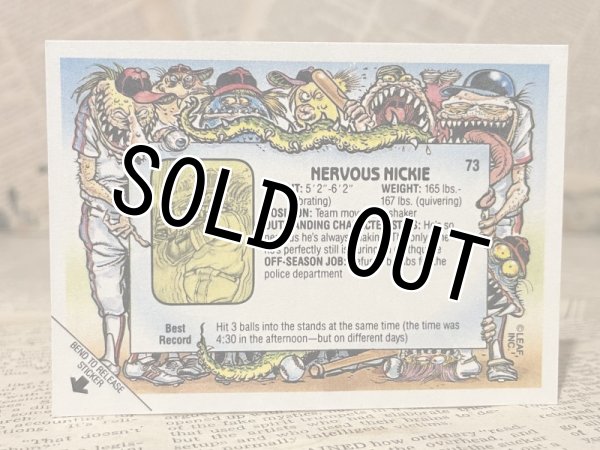 画像2: Baseball's Greatest Grossouts/Sticker Card(80s) RF-035 (2)