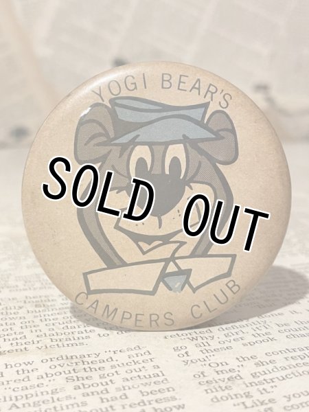 画像1: Yogi Bear/Pinback Button(70s) HB-043 (1)