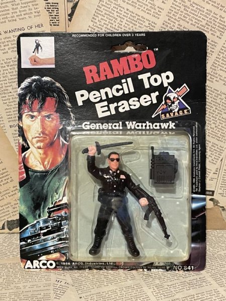 画像1: Rambo/Pencil Top Eraser(General Warhawk/MOC) MO-187 (1)