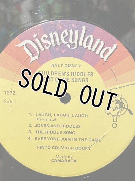 画像3: Disney Children's Riddles/LP Record(1960s) RE-033 (3)