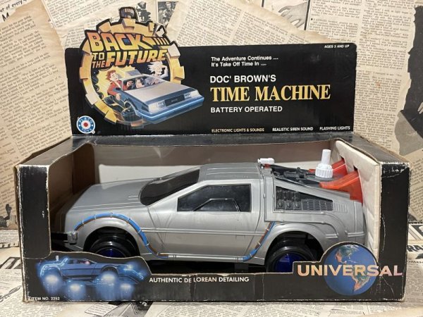 画像1: Back to the Future/Doc' Brown's Time Machine(90s/with box) MO-197 (1)