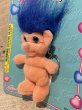 画像2: Troll/Plush Keychain(90s/Blue) CD-075 (2)