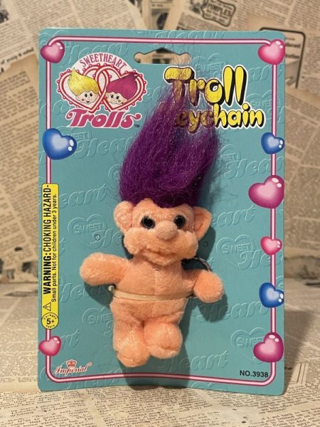 画像1: Troll/Plush Keychain(90s/Purple) CD-093 (1)