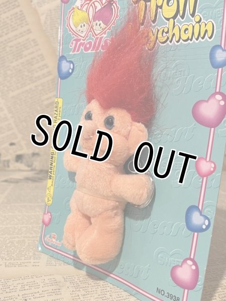 画像2: Troll/Plush Keychain(90s/Red) CD-073 (2)