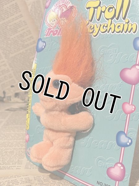 画像2: Troll/Plush Keychain(90s/Orange) CD-076 (2)