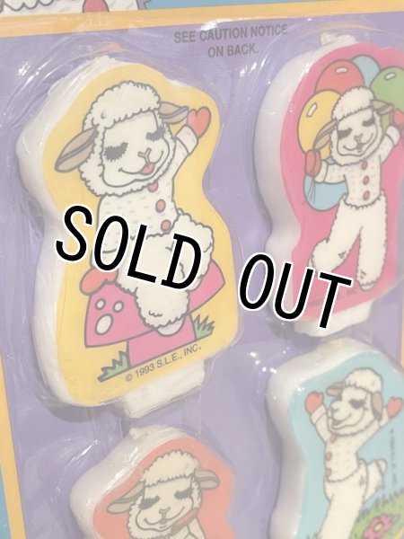 画像2: Lamb Chop/Candle set(90s/MOC) KI-037 (2)