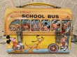 画像1: Walt Disney School Bus/Lunch Box(60s) DI-285 (1)