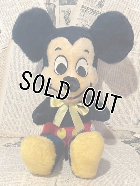 画像1: Mickey Mouse/Plush(70s/30cm) DI-408 (1)