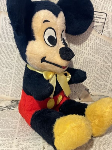 画像2: Mickey Mouse/Plush(70s/30cm) DI-408 (2)