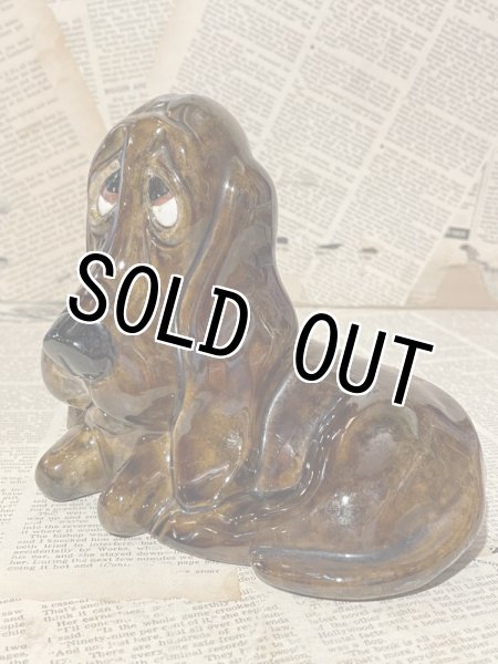 画像2: Sad Eye Dog/Ceramic Statue(60s) OC-090 (2)