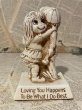 画像1: Vintage Figurine Message Statue(70s) OC-092 (1)