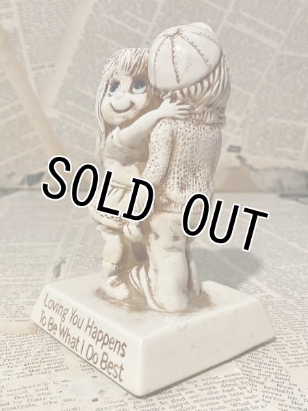 画像2: Vintage Figurine Message Statue(70s) OC-092 (2)