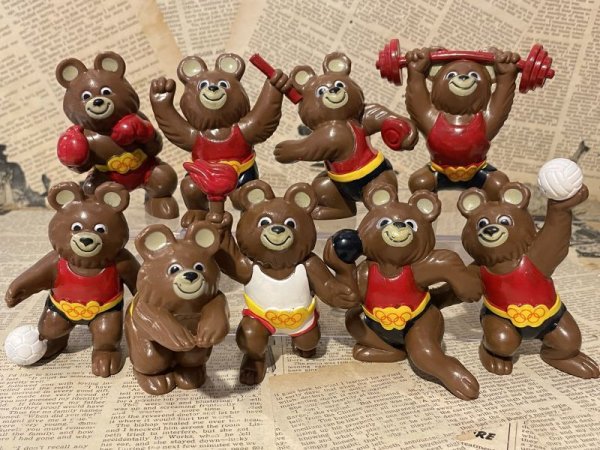 画像1: Misha bear/PVC Figure set(70s) AO-037 (1)