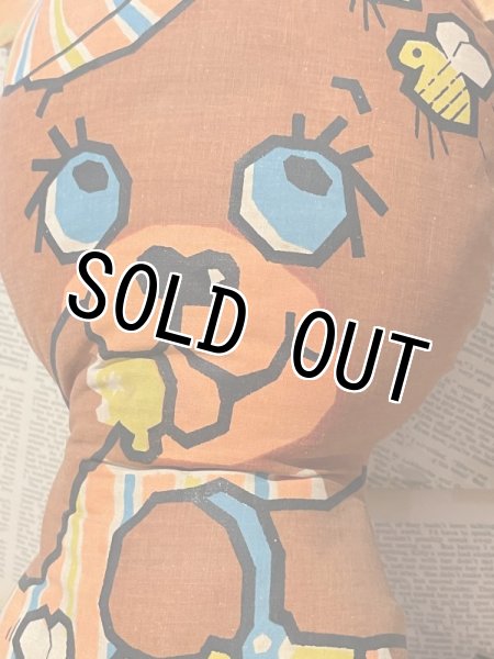 画像2: Patter Pillow(60s/Brown Bear) OC-138 (2)