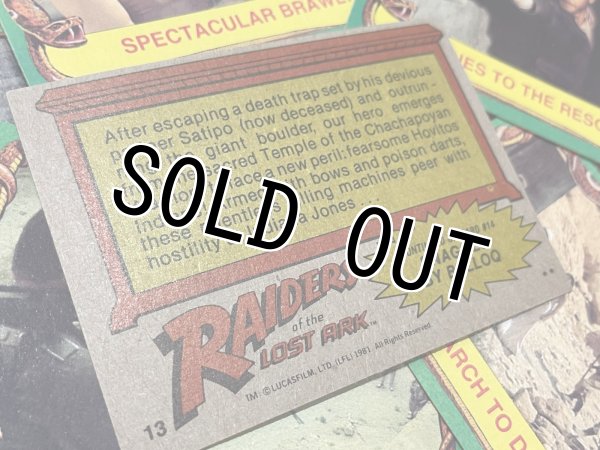 画像3: Raiders of the Lost Ark/Trading Card set(80s) MO-280 (3)