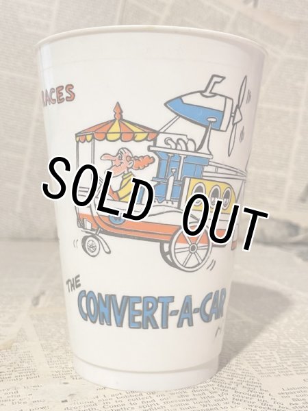 画像1: Hanna-Barbera 7-11 Slurpee Cup(1976/The Convert-A-Car) HB-074 (1)