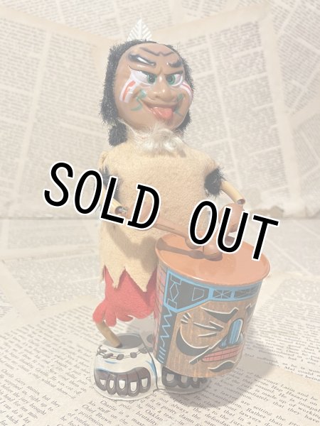 画像1: Nutty Mad Indian/Wind-Up Toy(60s) RF-059 (1)